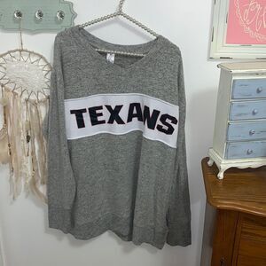 Texans xxl light weight sweater